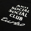 'Turbo' ASSC Logo Hooded Sweatshirt - Black
