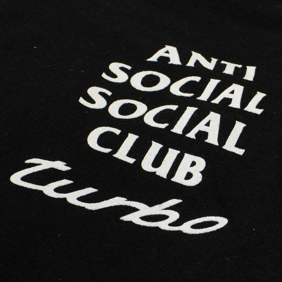 'Turbo' ASSC Logo Hooded Sweatshirt - Black