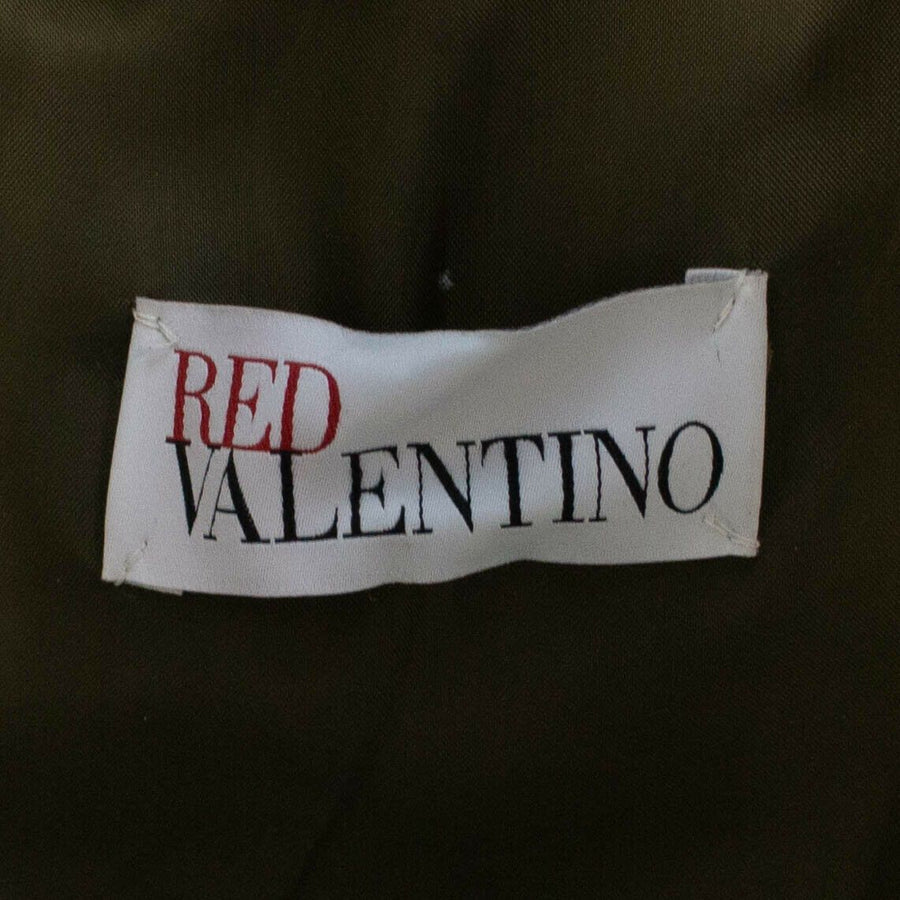 Leather Quilted Coat - Olive Green