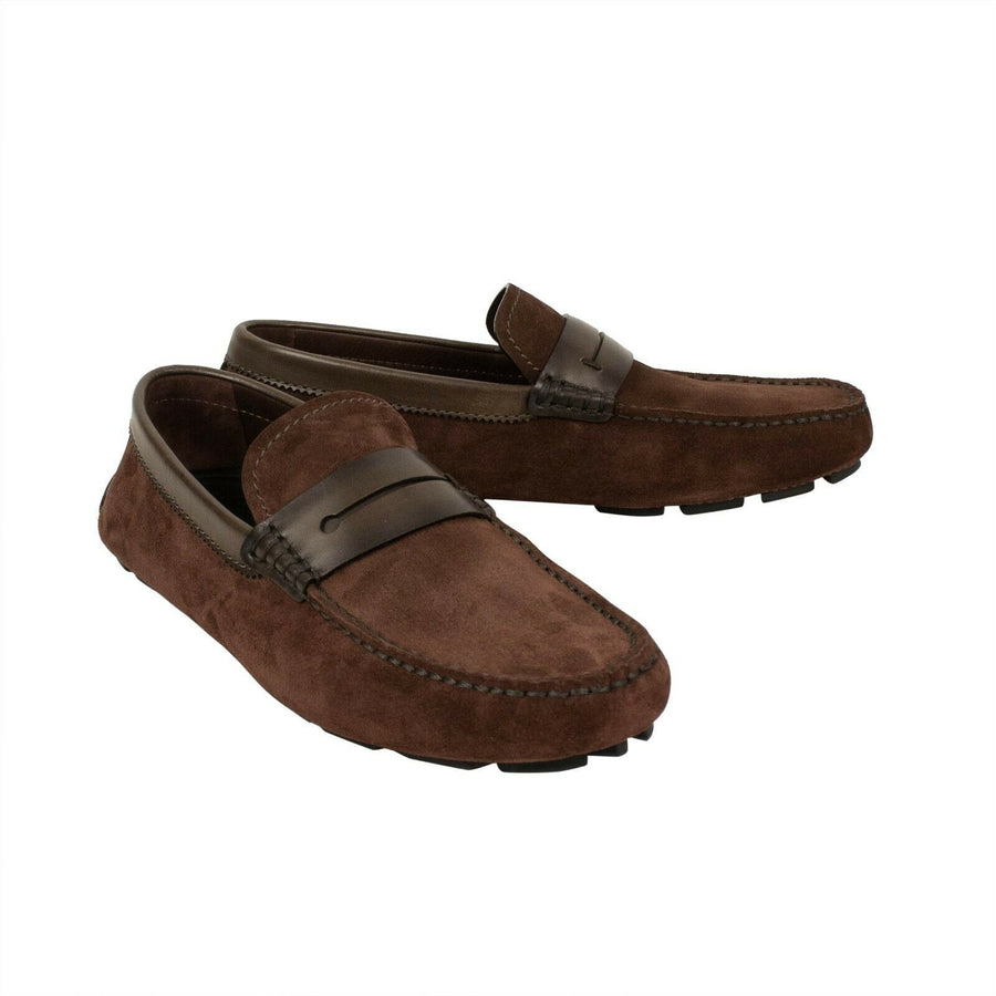 Suede Morris New Driver Shoe - Brown