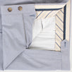 Blue Pinstripe Cotton Dress Pants