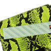 Snakeskin 'Binder Clip' Cross-Body Bag - Green