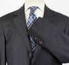 Plaid Wool 3/2 Button Sport Coat - Gray
