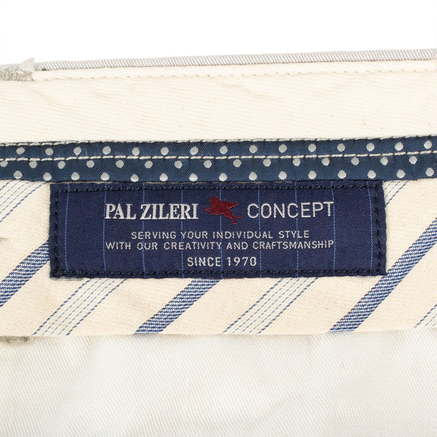 Beige Cotton Dress Pants