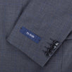 Windowpane Wool Two Button Suit - Charcoal Gray / Blue