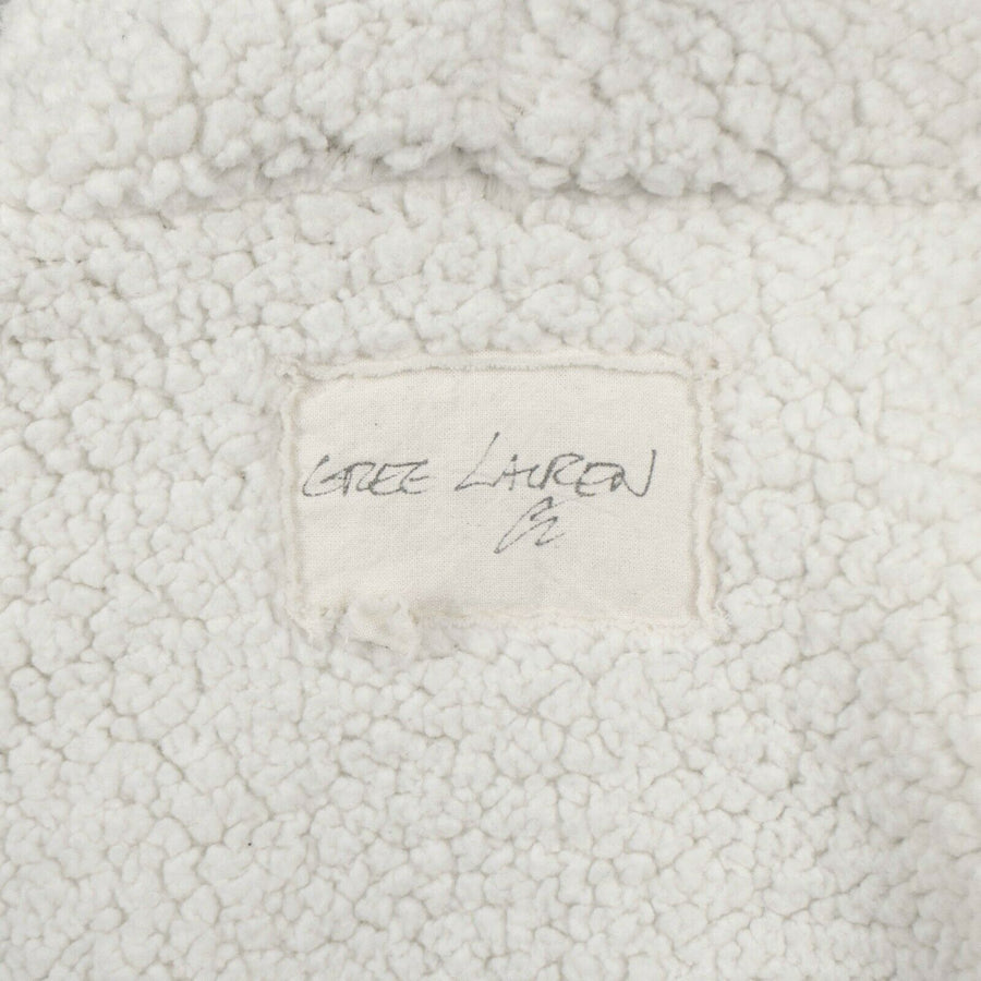 Fleece Sherpa Lined Zip Up Hoodie - Gray