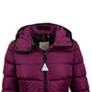 'Betula' Down Filled Quilted Puffer Coat - Purple
