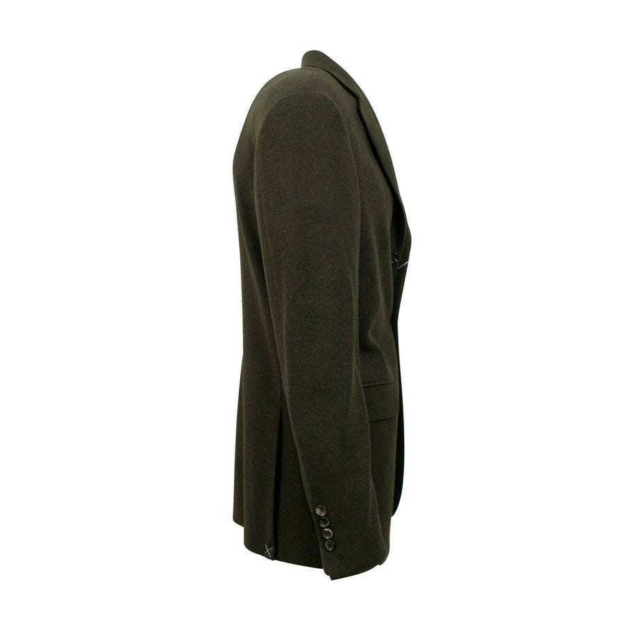 Drop 6 3 Roll 2 Button Wool Sport Coat - Green