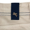 Beige Cotton Blend Pants