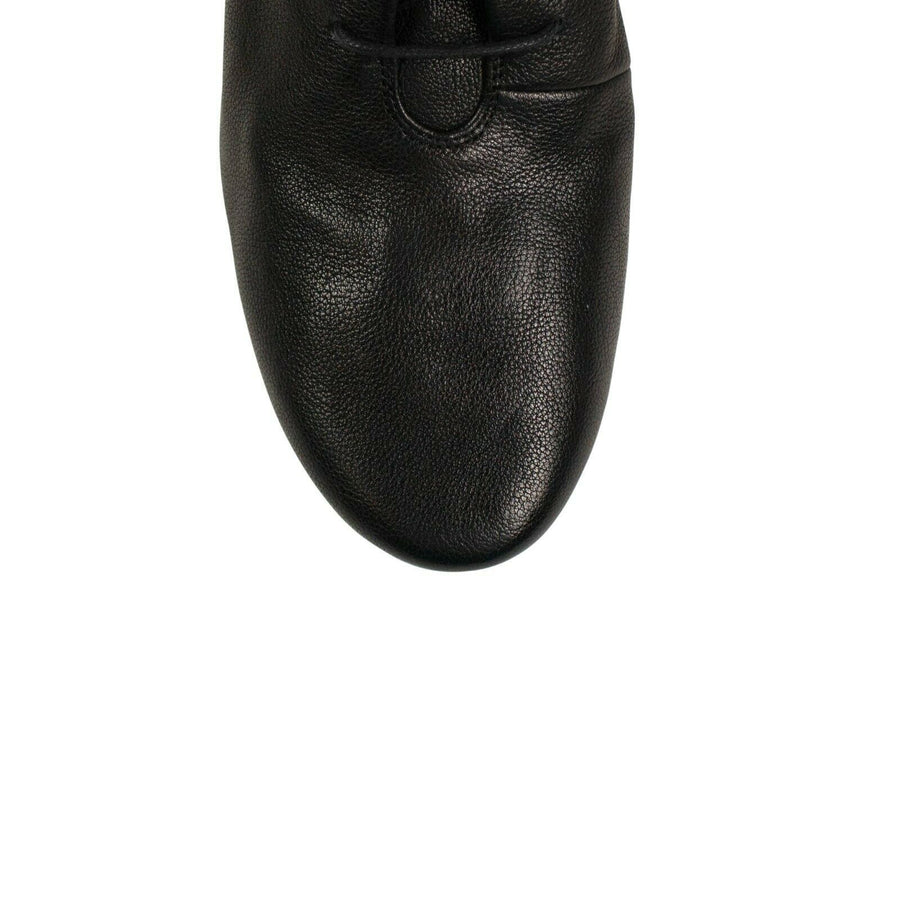 Pennolina Buffalo Leather Lace Up Ankle Boots - Black