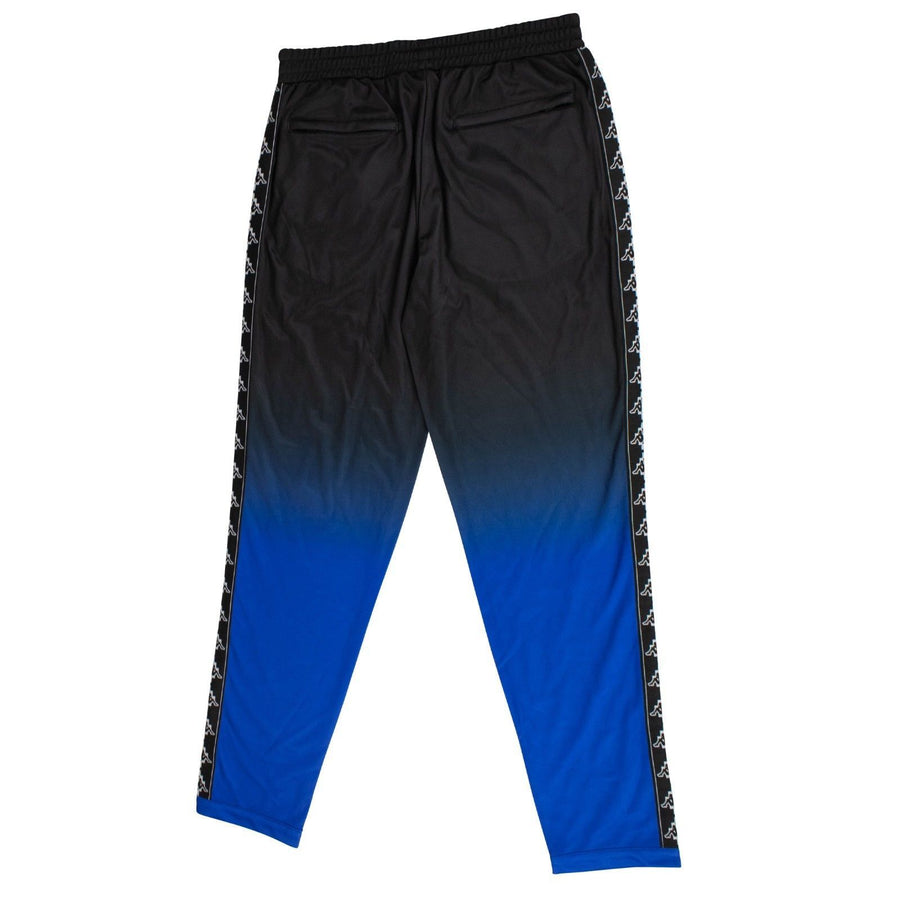 Kappa Logo Stripe Gradient Jersey Pants - Black / Blue