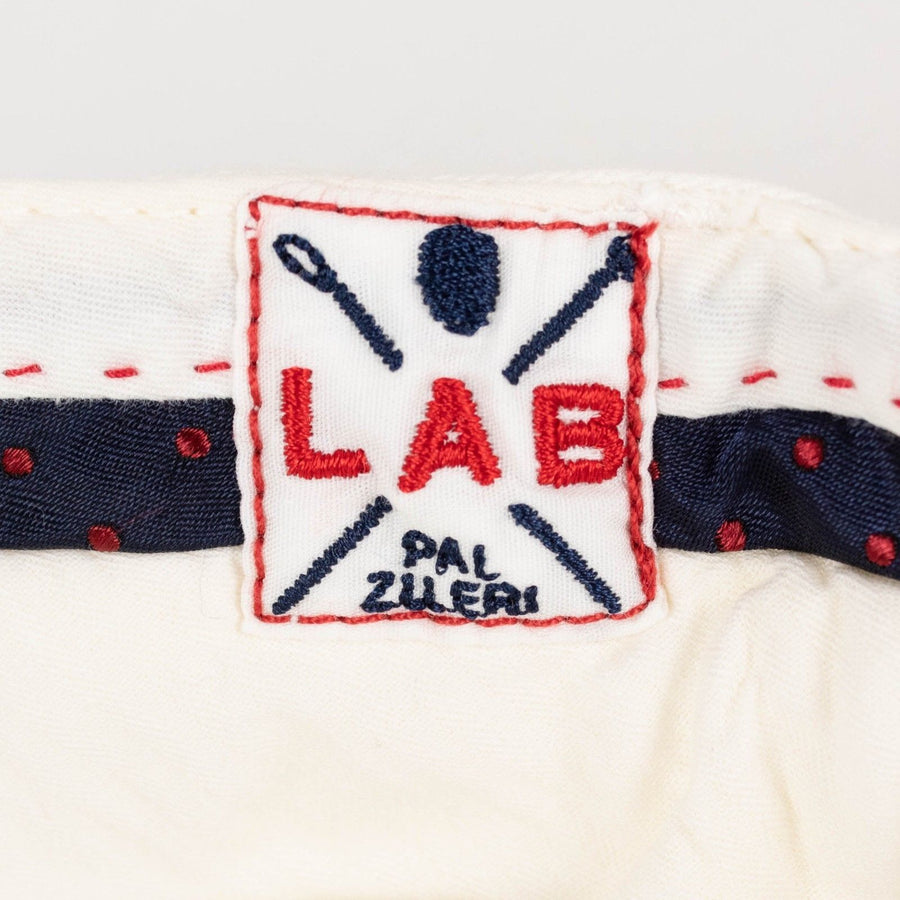 White Cotton Blend  Jeans Pants