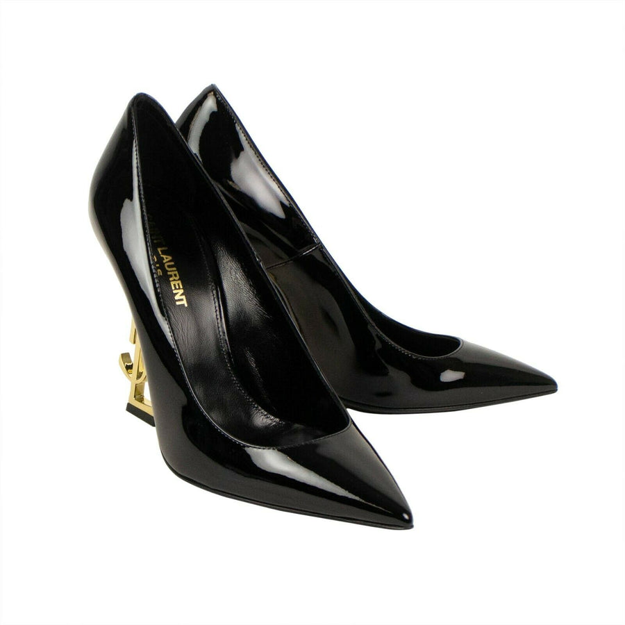 YSL Opyum Pumps Heels - Black/Gold