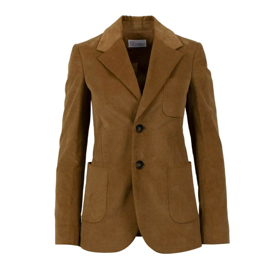 Corduroy Tailored Blazer - Camel