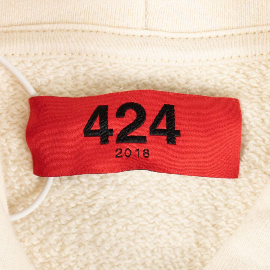 Big Brother Cotton Hoodie Sweatshirt - Cream