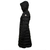 'Talev' Down Filled Quilted Puffer Long Coat - Black