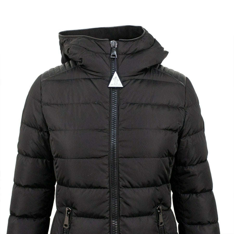 Talev Down Filled Long Puffer Coat - Black