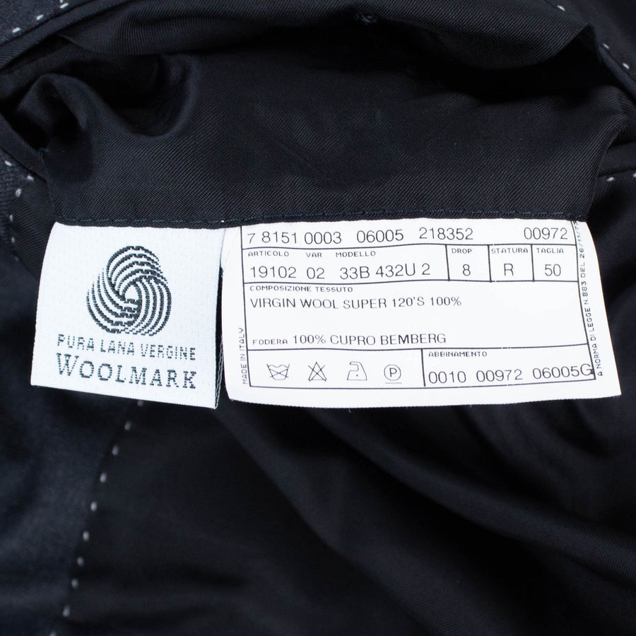 Drop 8 Three Button Solid Suit - Charcoal Grey