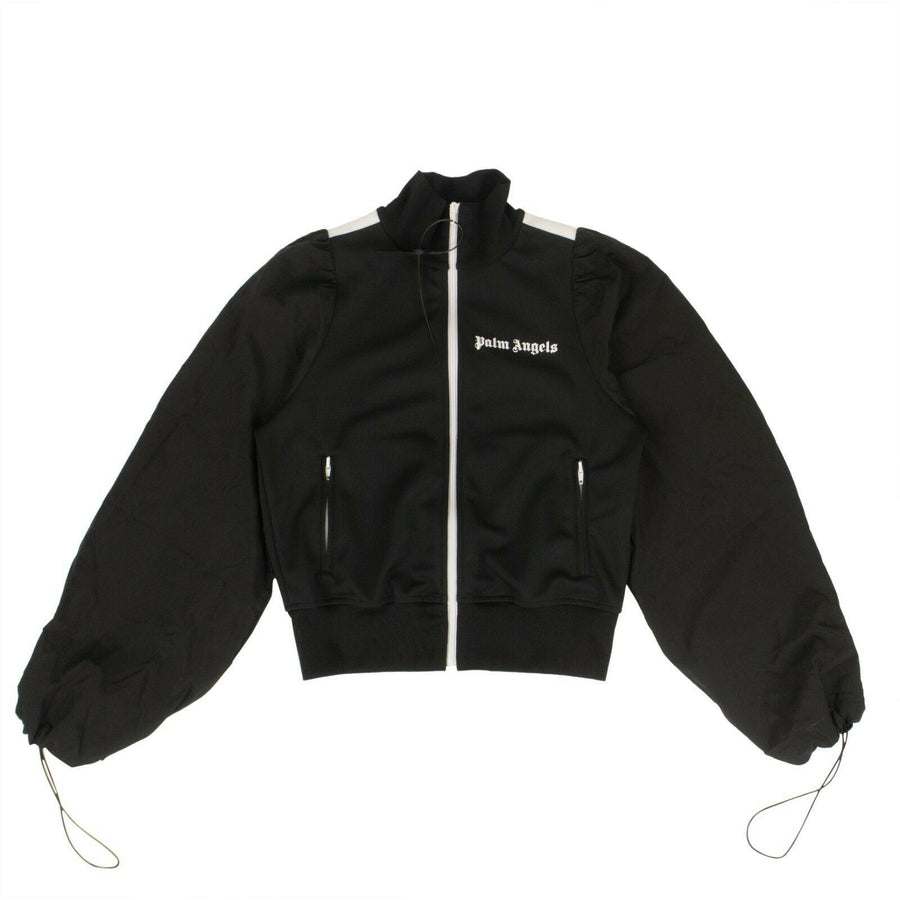 'Balloon' Sleeve Track Jacket - Black