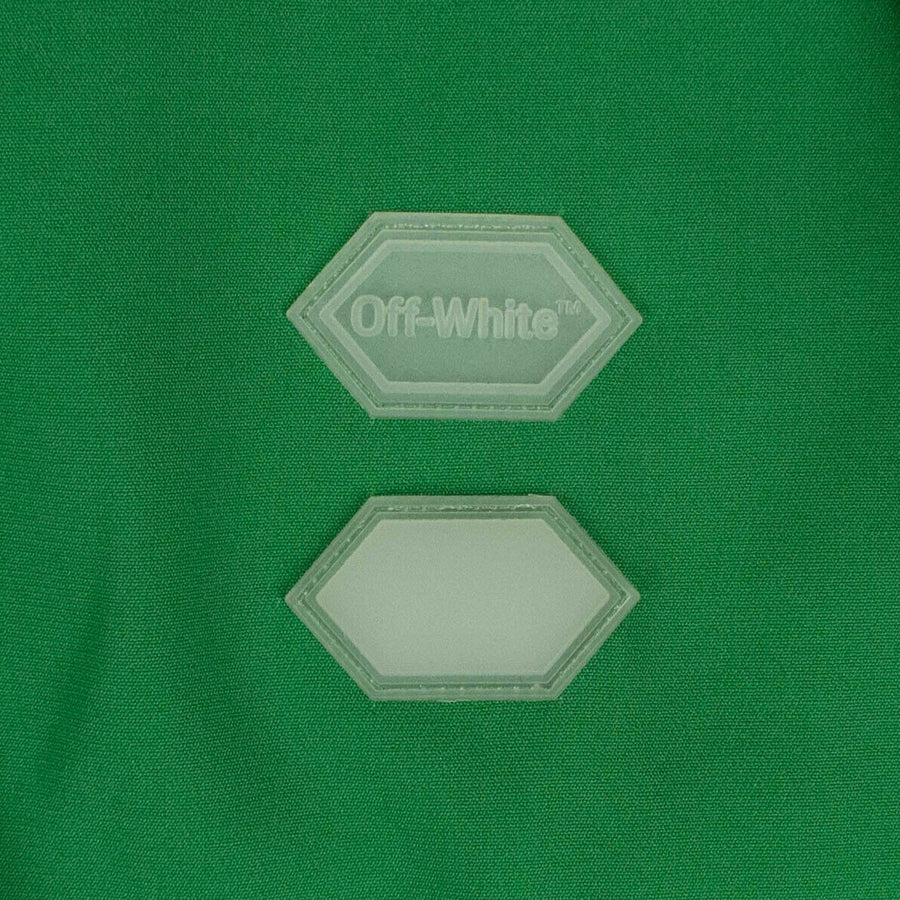 Zip Up Logo Stripe Track Jacket - Green