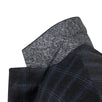 Drop 6 Plaid 3 Roll 2 Button Wool Sport Coat - Gray / Blue