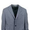 Drop 7 3 Roll 2 Button Trim Fit Wool Suit - Blue
