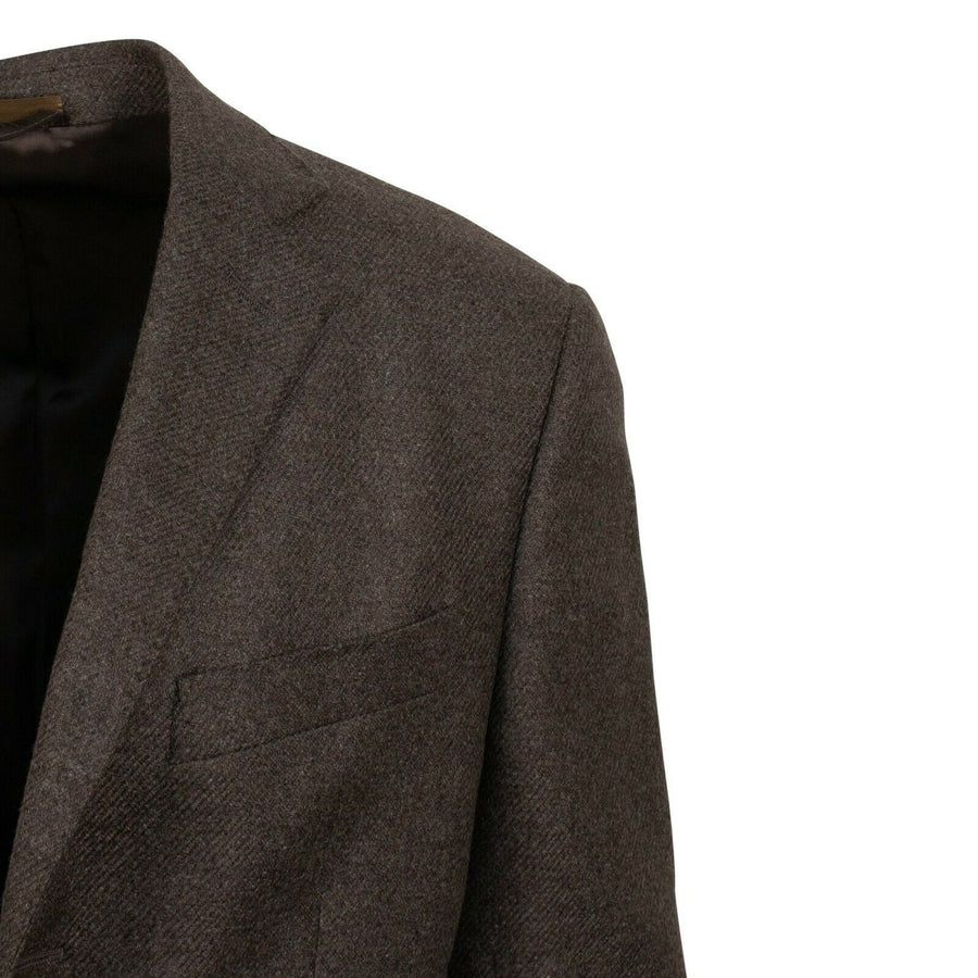 Drop 6 3 Roll 2 Button Cashmere Sport Coat - Brown