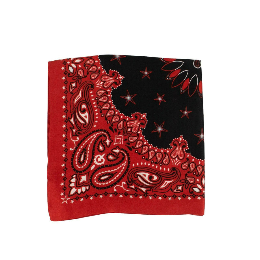 Bandana Scarf - Red And Black