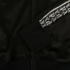 Sleek Varsity Track Jacket - Black