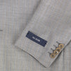 Striped Wool Two Button Suit - Light Gray