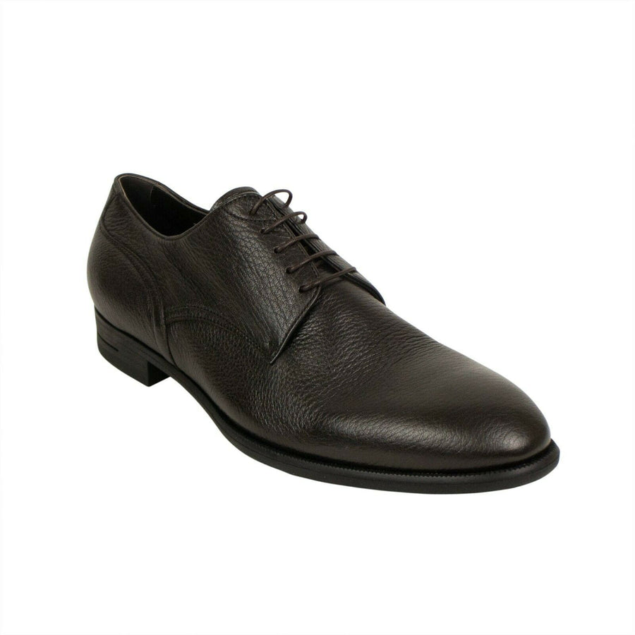 Leather Oxford Shoes - Brown