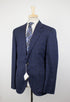 Plaid Wool Blend 3 Roll 2 Sport Coat - Blue