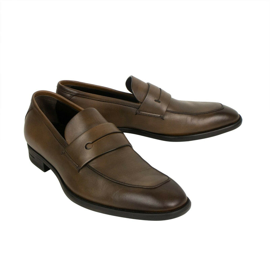 Leather 'L'asola' Loafer - Brown