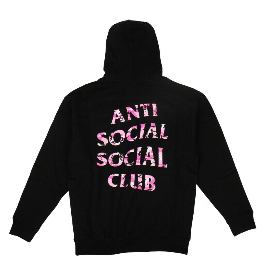 ANTI SOCIAL SOCIAL CLUB x UNDEFEATED Camo Hooded Sweatshirt - Black