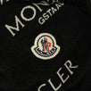 'Caille' Logo Puffer Coat - Black