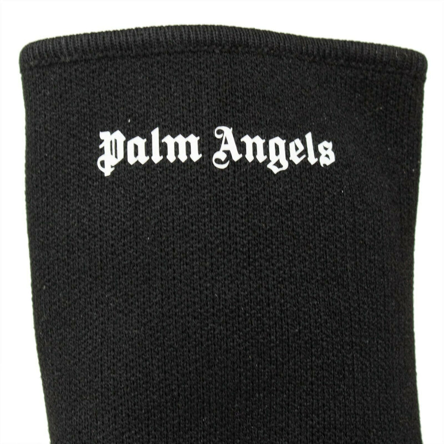 Sock Cutout Plexi Heel Ankle Boots - Black