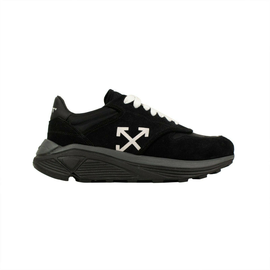 Suede Arrow Running Sneakers - Black
