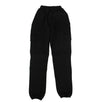 Cotton Logo Cargo Pants - Black
