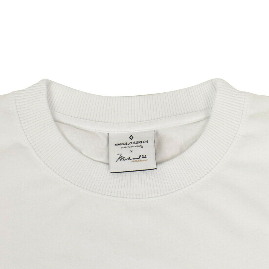 MARCELO BURLON x MUHAMMAD ALI Cotton Ali Eyes T-Shirt - White