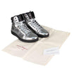 Stephen 2 Metallic Leather High-Top Sneakers - Silver