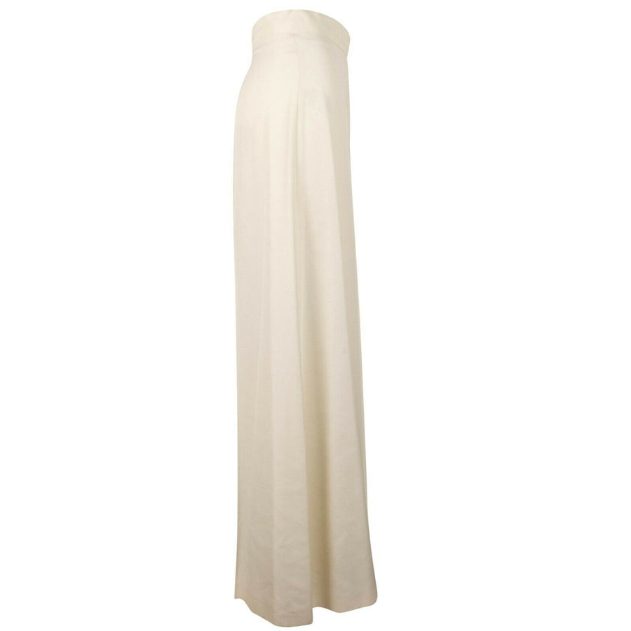 Silk Wide Leg Pants - Ivory