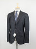 Cashmere Blend Windowpane 3/2 Button Sport Coat - Gray