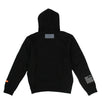 Cotton NASA Slogan Hoodie - Black