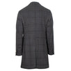 Plaid Cashmere Loro Piana Fabric Top Coat - Gray