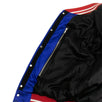 Varsity Baseball Bomber Jacket - Blue / Red