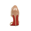 World Copine Patent Strappy 100mm Pumps - Nude
