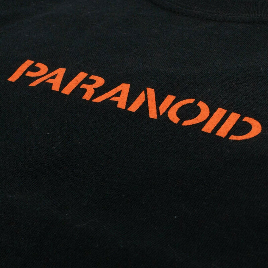 'Paranoid' 'ASSC' Logo T-Shirt - Black