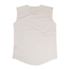 Sleeveless Cotton Logo T-Shirt - White