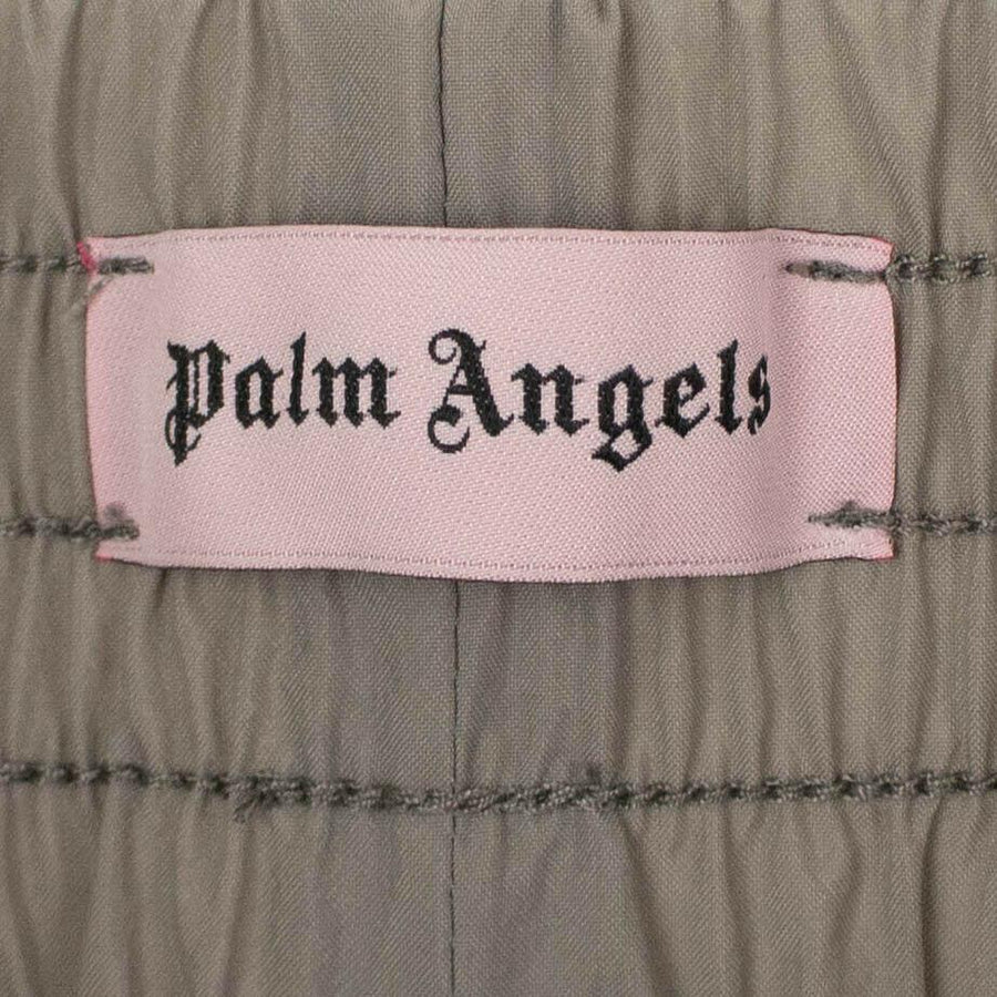 Loose Fit Logo Side Stripe Track Pants - Gray