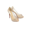 Very Strass PVC 120mm Pumps - Nude